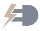 Straightline Electric logo inverted